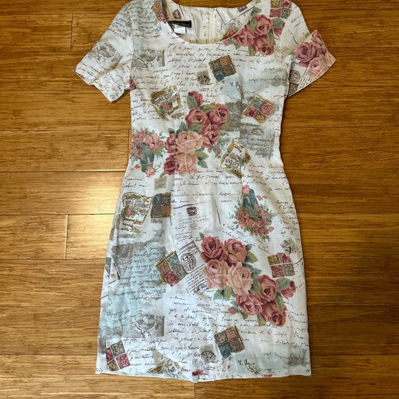 Vintage My Michelle Tapestry Dress size 5/6 - Picture 1 of 6